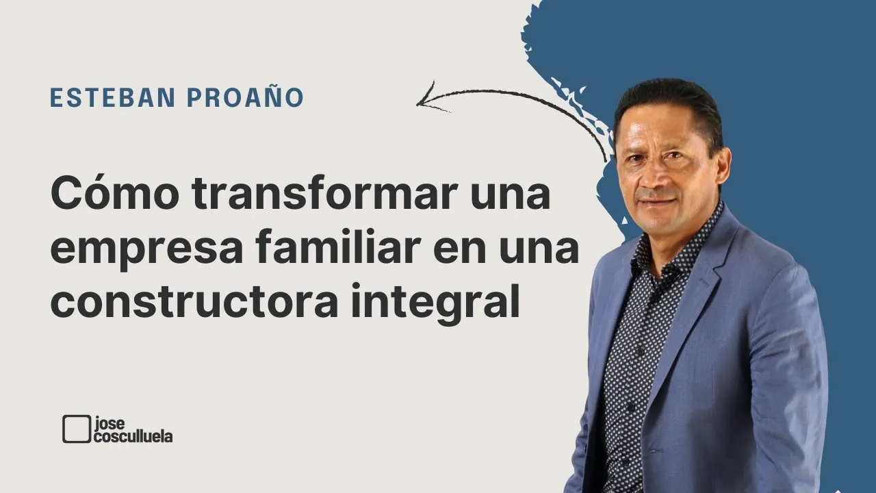 Portada del episodio: De taller familiar a constructora integral: La historia de SEDEMI con Esteban Proaño